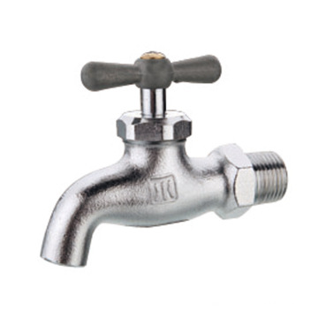 China manufacture quality guarantee J6014 nickle plated brass faucets/bibcock/taps